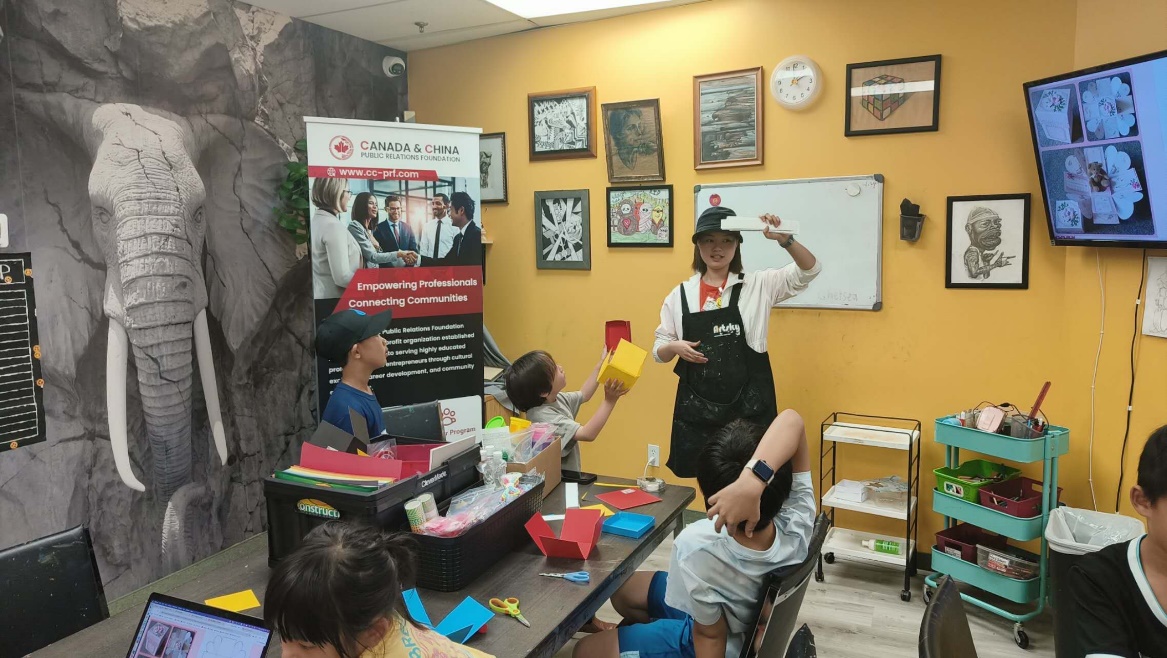 Children participating in ArtSky 2025 Summer Art Camp